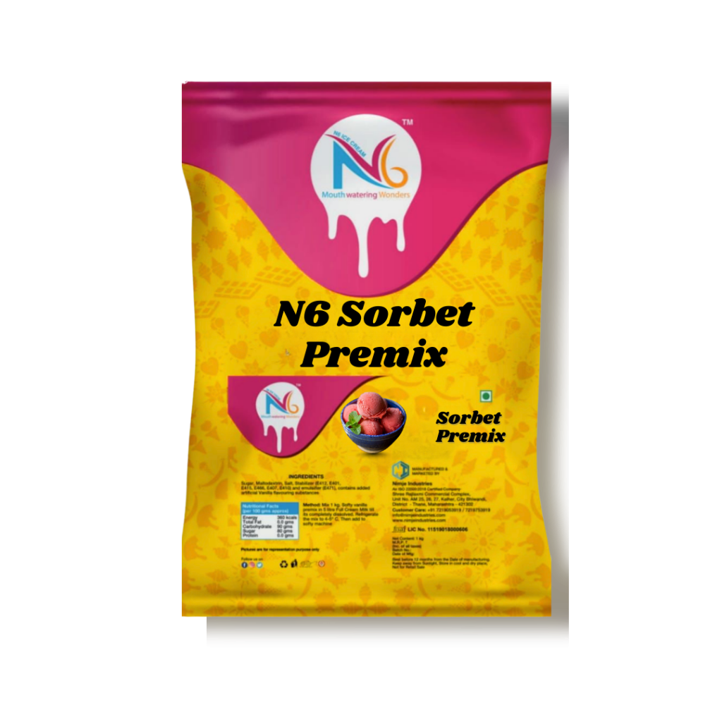 n6 sorbet premix