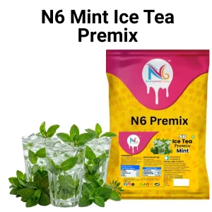 N6 Mint Ice Tea Premix instant iced tea mix for cafes hotels restaurants and distributors