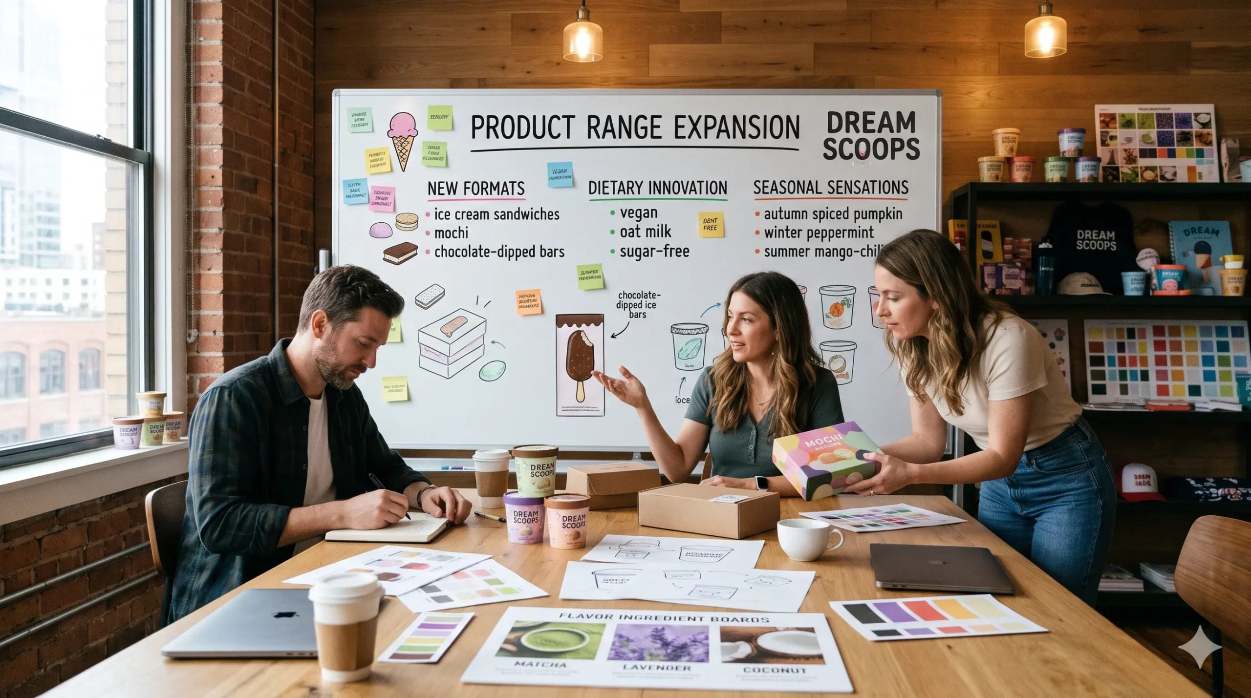 Frozen dessert product range inspiration
