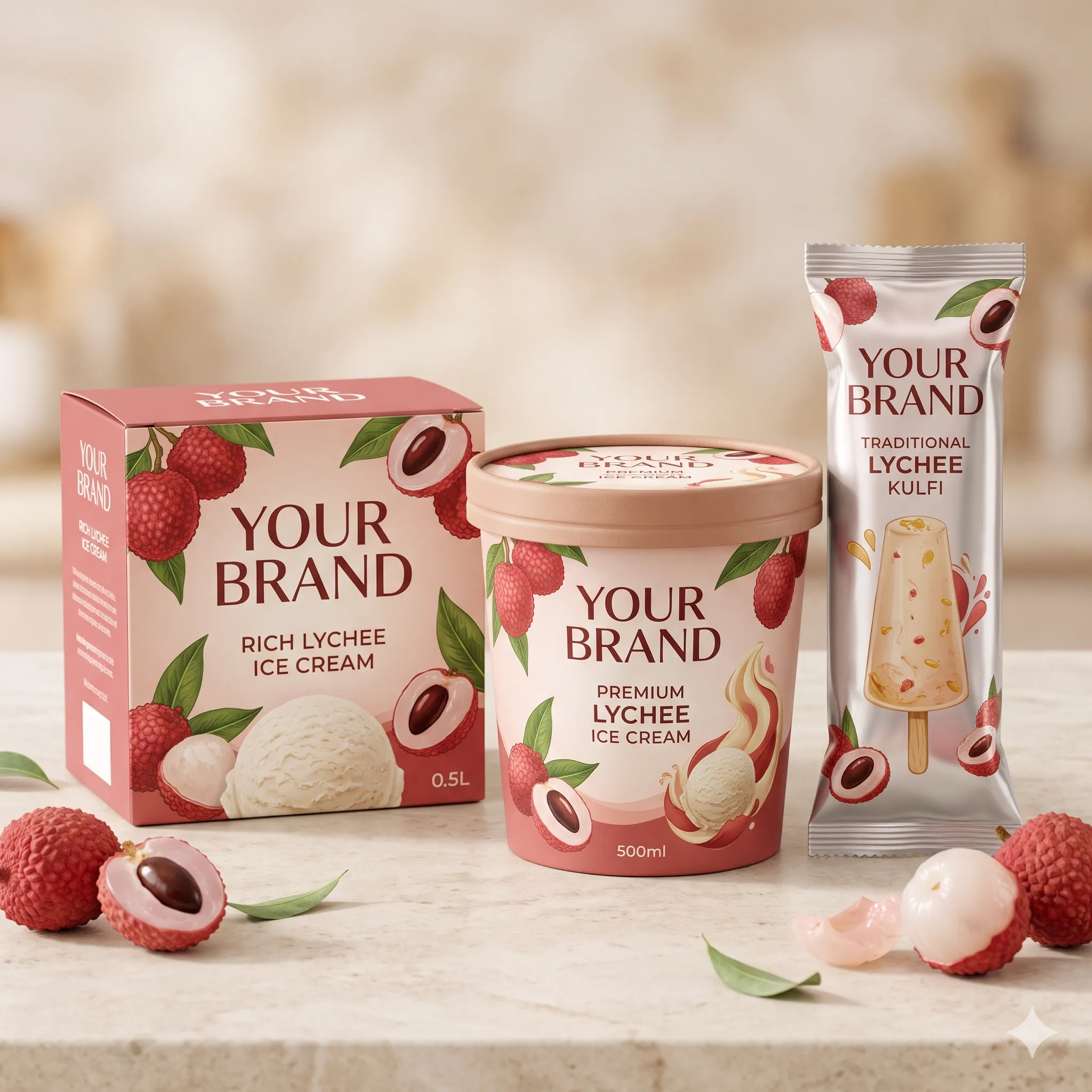 Lychee dessert inspiration