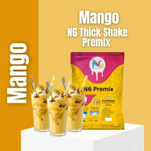 N6 mango thick shake premix 1kg commercial milk base powder by Nimje Industries