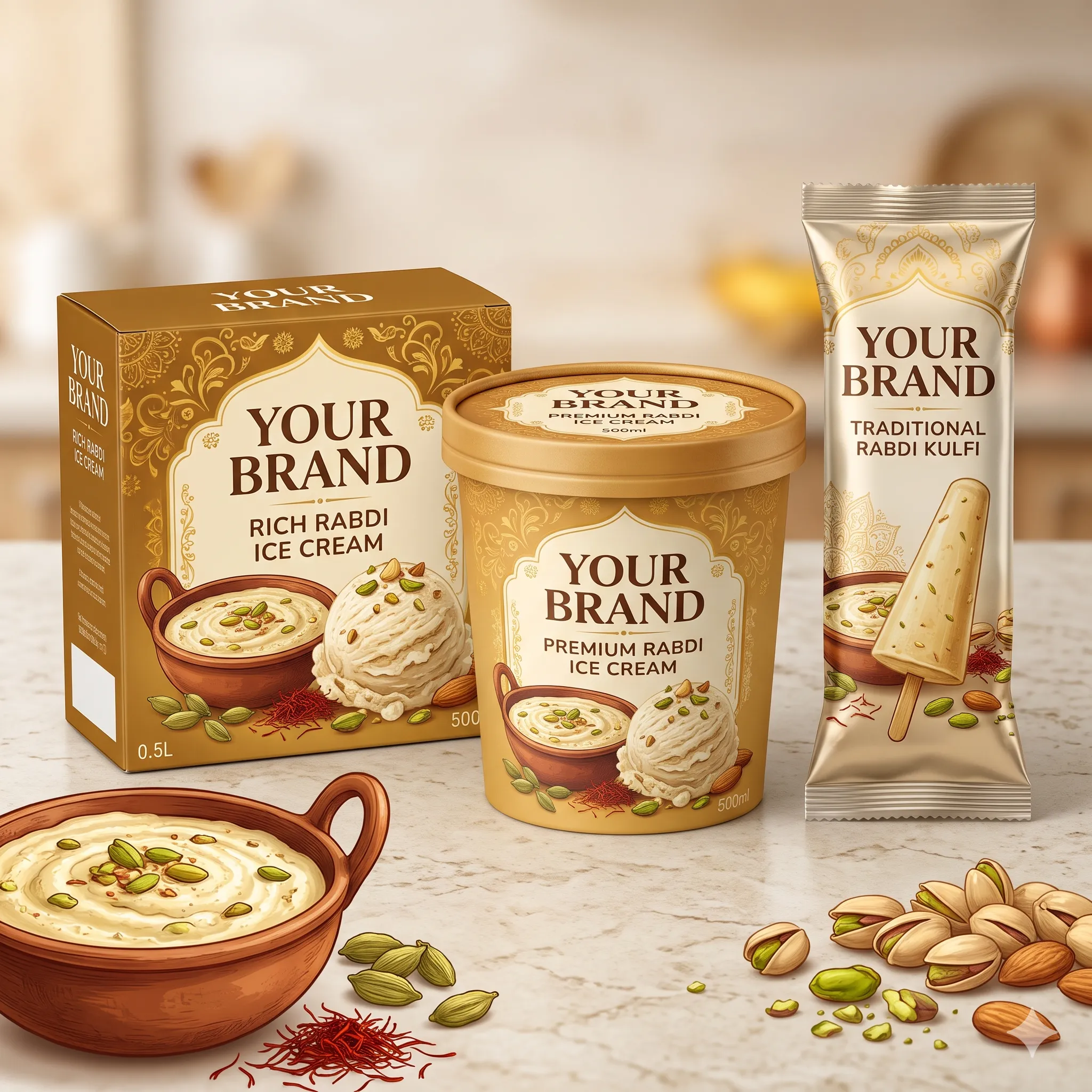 Rabdi dessert inspiration