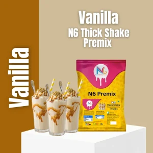 N6 vanilla thick shake premix 1kg commercial milk base powder by Nimje Industries