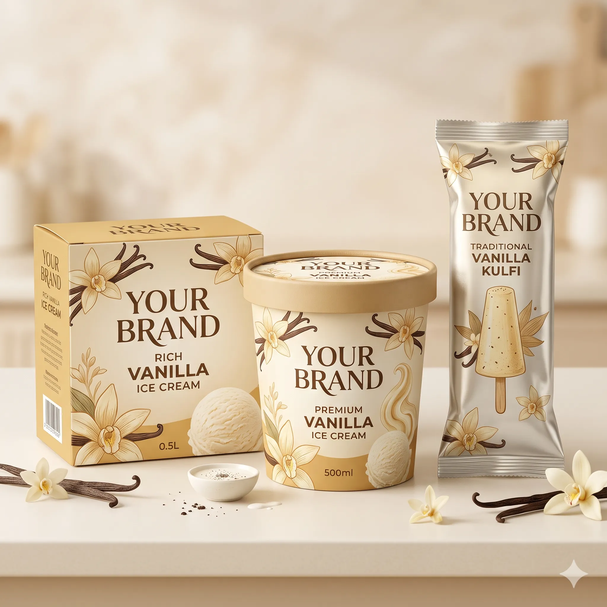 Vanilla ice cream