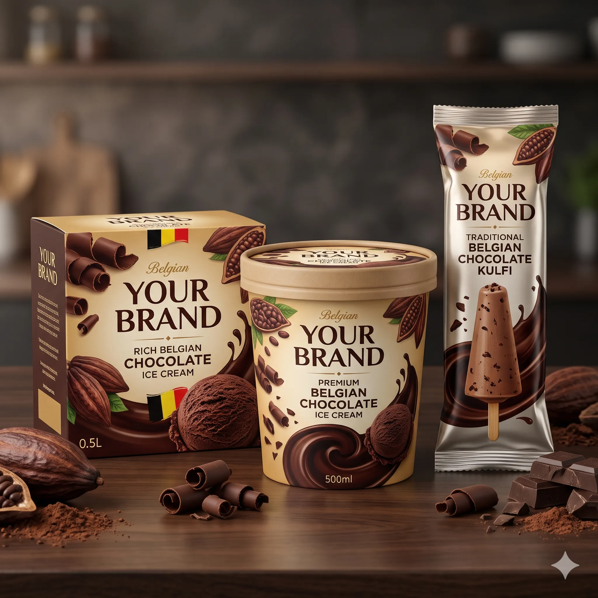 Belgian chocolate dessert inspiration